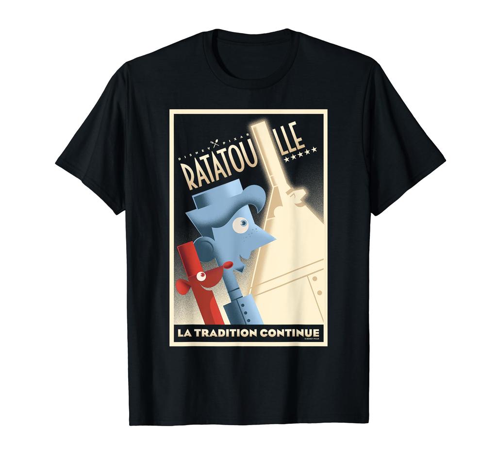 Disney Pixar Ratatouille La Tradition Continuation Poster T-Shirt