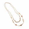 Boho Ceramic Flower Geometric Beaded Fashion Jewelry Hot Retro Necklace  Women