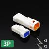 5/10/100 Sets Automotive Connectors JST02R-JWPF-VSLE 2/3/4/6/8 Pin Waterproof Connectors Male and Female Butt Plugs