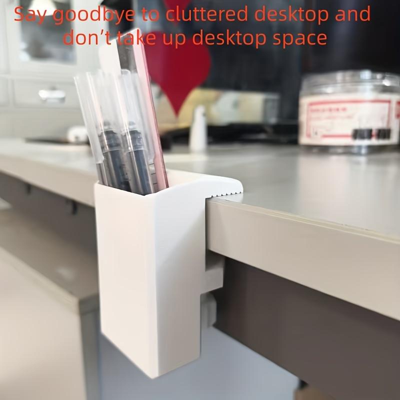1PC Clampable Pen Holder, Suitable for Your Desk, with Spiral Switch Design, Saving Space