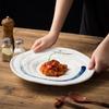ZISIZ Неправильная спиральная сервировочная тарелка