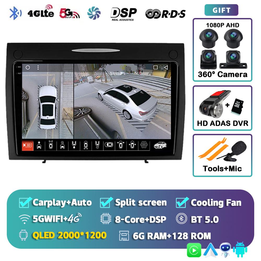 Android 14 автомобильное радио для Mercedes Benz SLK class R171 SLK200 SLK280 SLK300 2000-2011 GPS навигация мультимедийный проигрыватель стерео DSP