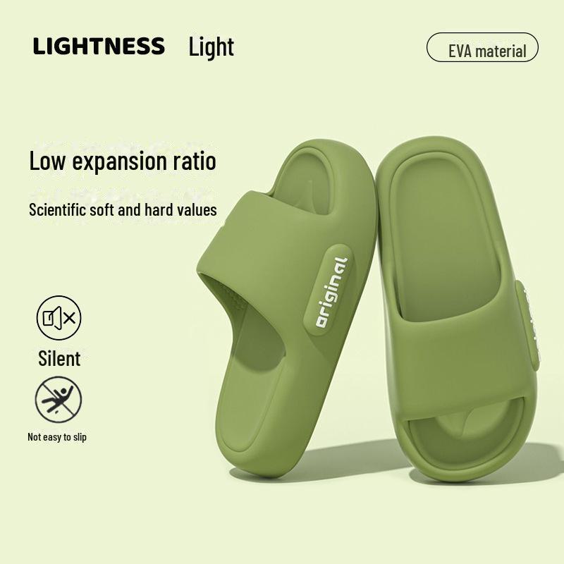 Summer Eva Non-Slip Indoor Slippers: Cozy Thick-Soled Sandals for Home, Bath, or Hotel