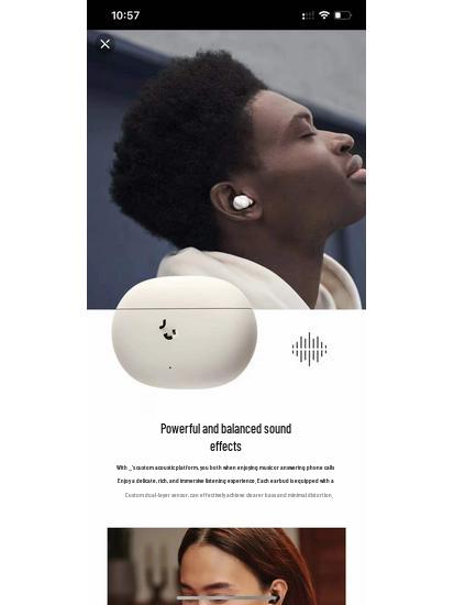 Cross-Border Studio Buds+ True Wireless In-Ear Sports Earbuds with Stereo, Heavy Bass, and Active Noise Cancellation