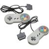 TRIXES 2 X Retro Gamepad Compatible SNES for Replacement