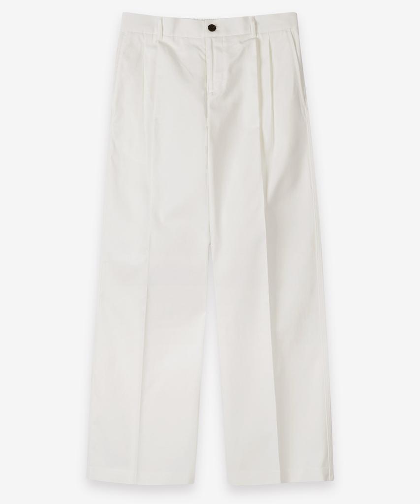 TOPBOY [2Pack] Relaxed Cotton Double-Pleat Wide Chino Pants 3 Colors