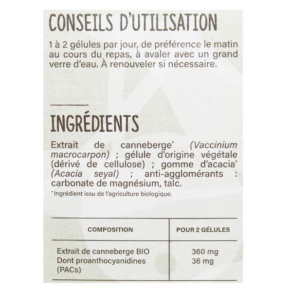 Nutrisanté Les Nutri'Sentiels Bio Cranberry 20 Gélules