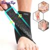 1 Pcs Breathable Fabric Adjustable Athletics Achillies Tendon Ankle Wrap, Plantar Fasciitis, Pain Relief For Sprains, Strains