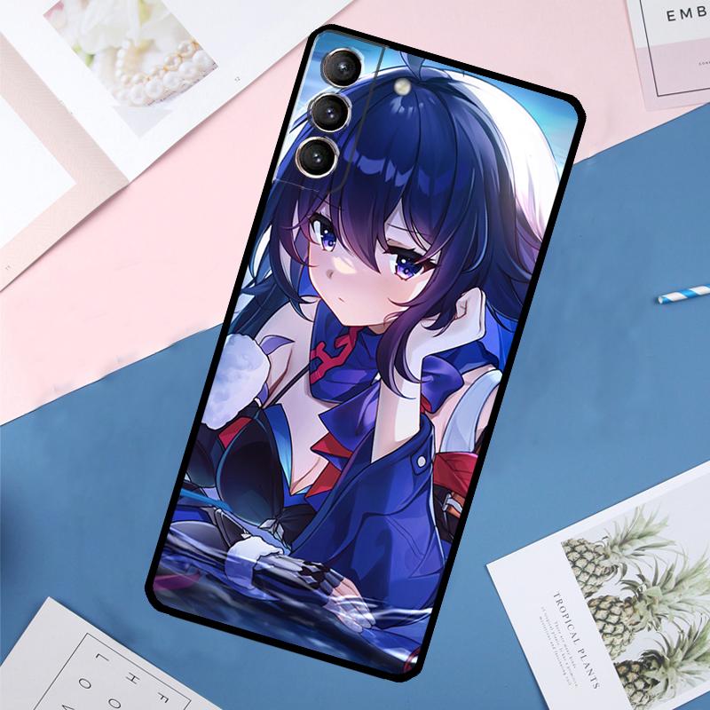 Чехол Honkai Star Rail Seele для Samsung Galaxy S25 Ultra S21 S22 S24 S23 Ultra S9 S10 Plus S21 FE S25 FE Задняя крышка