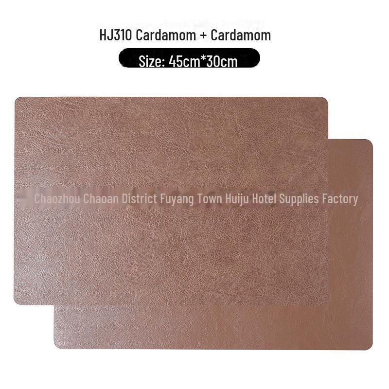 Двусторонние кожаные плейсматы в скандинавском стиле: Нескользящие, водонепроницаемые, теплоизоляционные подкладки для столов дома и в отеле