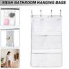 Polyester Bathroom Hanging Storage Bags 6 Pockets Bath Bag New Bathroom Organizer Bag