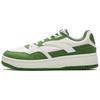 Retro Fashion Versatile Non-Slip Wear-Resistant Low-Top Skate Shoes Women Sneaker White Green 122538033R-4