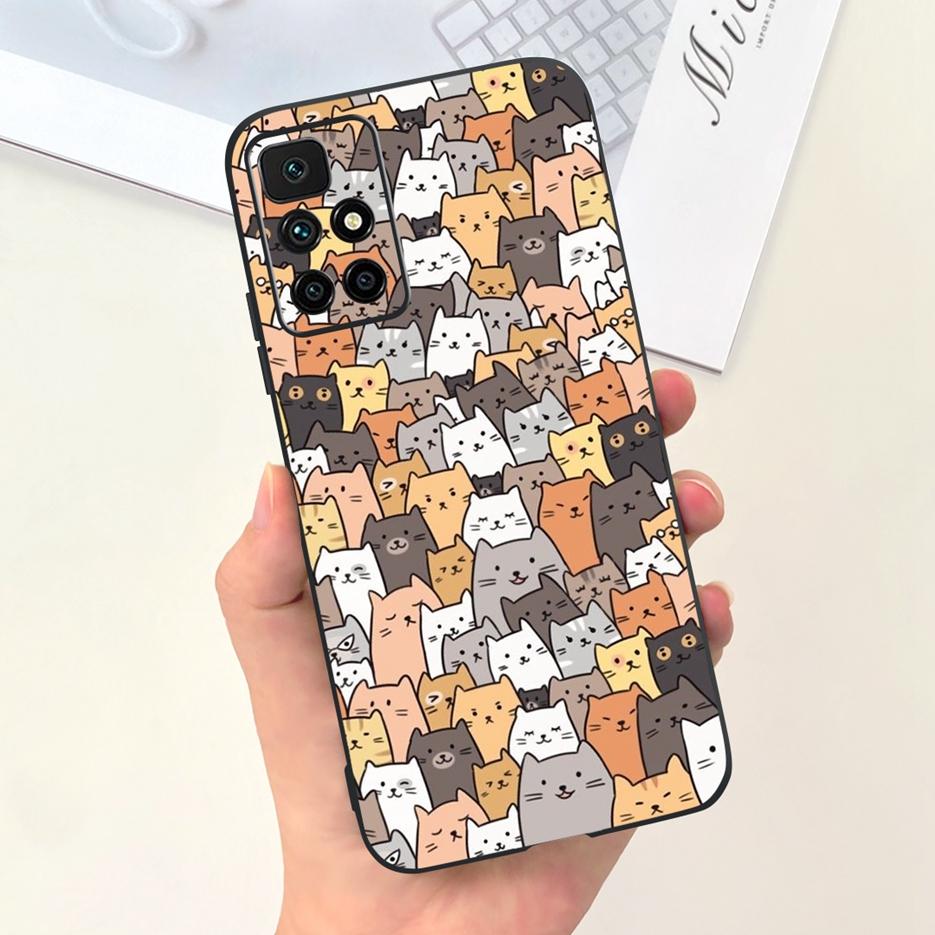 Для Xiaomi Redmi 10 2022 Чехол Милые Астронавты Мультяшная Крышка Мягкий Силиконовый Чехол Для Телефона Для Redmi 10 Prime Redmi10 Задняя Крышка Coque