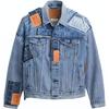 Levis SS24 501® Day Special Limited Edition Patchwork Design Jacket Unisex Jacket Blue 72334-0708