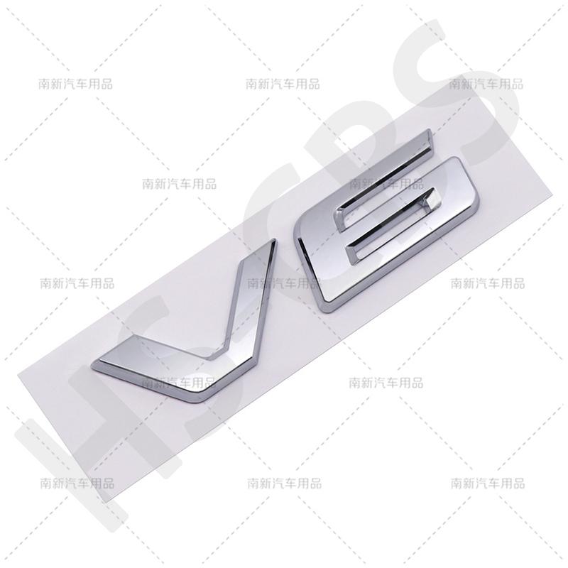 V6 Engine Displacement Logo Emblem ABS Car Sticker Badge for Toyota Alphard Rear Trunk Tailgate Stickers Car Styling Accessories