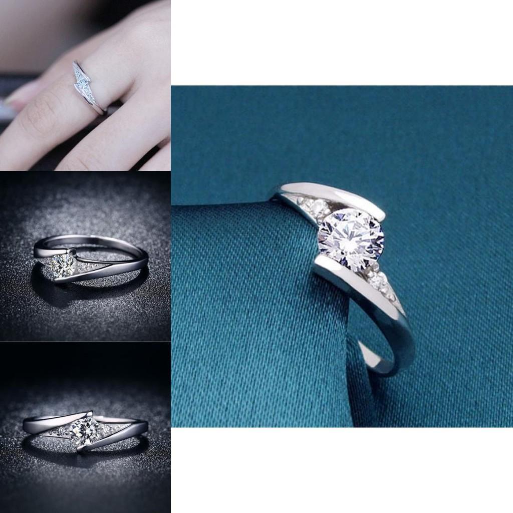 Медное кольцо с кристаллами воды для женщин, модная бижутерия для пар