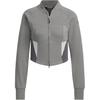 Sportswear Slim Knit Jacket Women Jacket Gray JJ3560