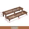 Multi-Tier Bamboo Wood Plant Stand