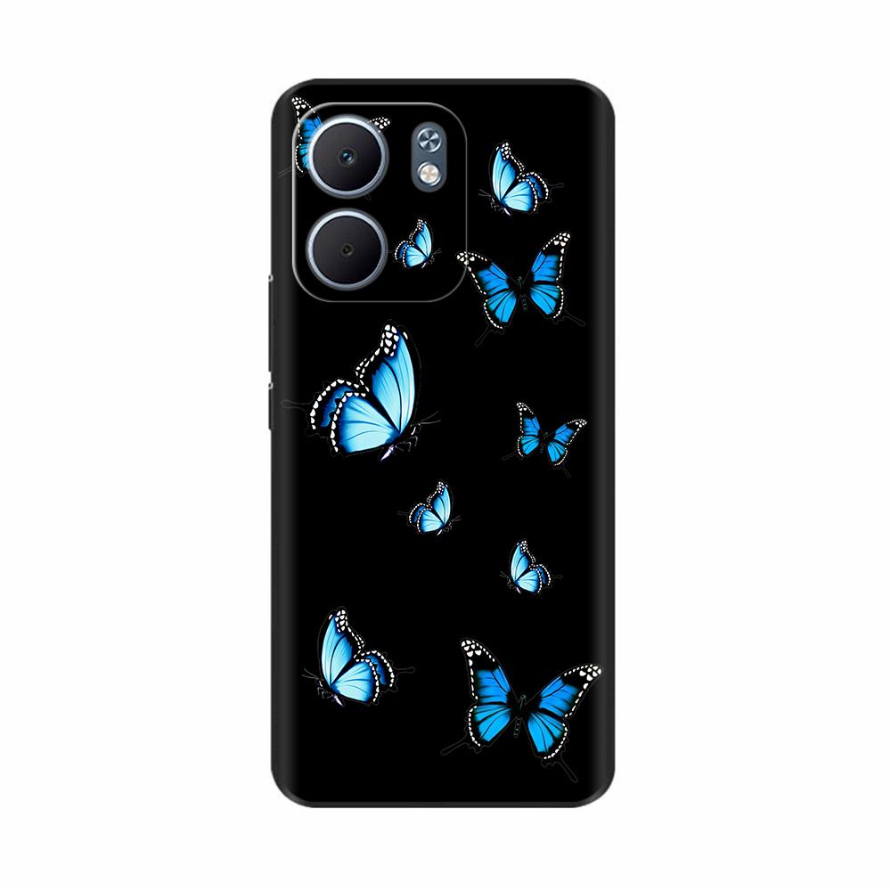 Чехол для Oppo A5x Мягкий силиконовый чехол для телефона Черная ТПУ задняя крышка для Oppo A5X A5 x 4G 5G Чехол Милые принтованные сумки Fundas Coque