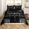 Aircraft 3D Digital Printing Three-Piece Bedding Home Textile Duvet Cover Bedding
