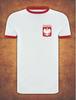 Футболка Польша Poland Футбол Болельщик T-Shirt Рингер Белый