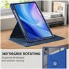 Чехол для Lenovo Tab M11 TB330/Xiaoxin Pad 11 2024 Вращающаяся подставка ПУ кожа+Акрил+ТПУ Чехол для планшета