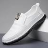 New Fashion Business Shoes Leather Genuine High Quality Breathable Flat Shoes Men's Shoes Comfortable Leather Shoes