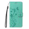 For Motorola Moto G86 5G/G86 Power 5G PU Leather Cases Flower Pattern Wallet Stand Phone Cover with Strap