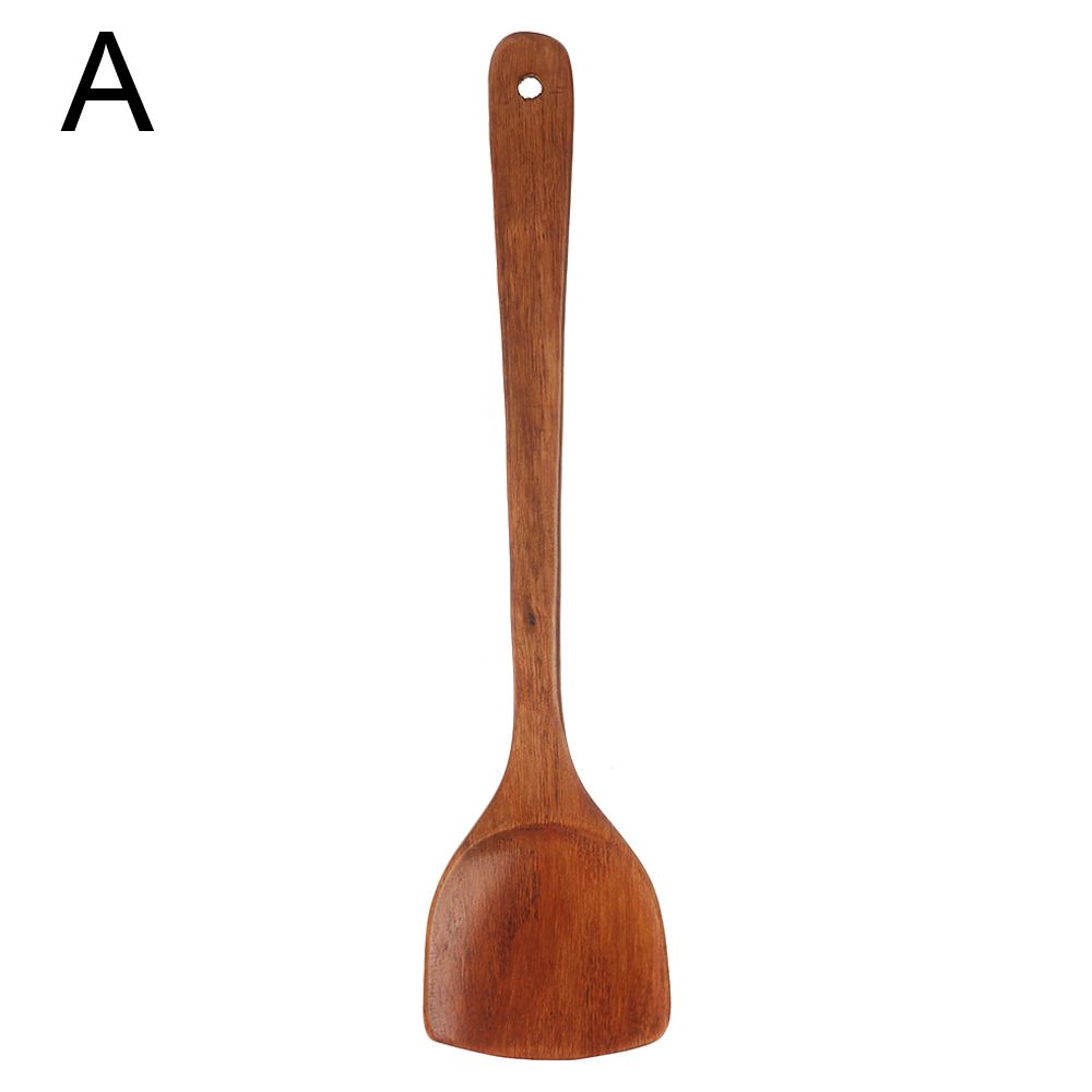 Kitchenware Home Kitchen Natural Bamboo Salad Shovel Cooking Spatulas Wood Utensils Wooden Spoons