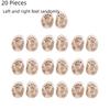 20PCS Small Footprint Paving Stones Decorative Footprint Micro Landscape Decoration  Pathway