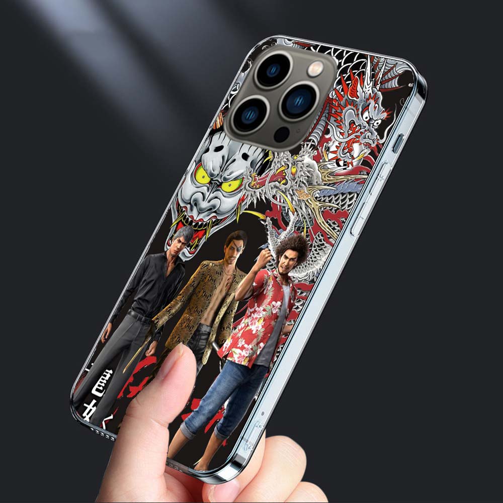 Чехол для телефона с игрой Yakuza 0 Для iPhone 16E 15 Pro 14 Plus 17E 16 17 Pro Max Air 11 12 13 Mini Ударопрочный Capa Милый Чехол TPU Cle