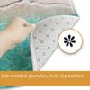3D Sea Waves Bathroom Mat 1PCS 48X78CM Absorbent Non-slip Thicken Sponge Toilet Rug Hallway Rug Doormat