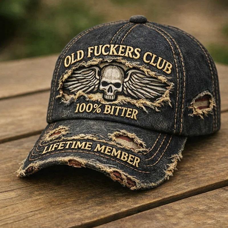 Popular, American Independence Anniversary hat, ripped flag embroidered retro baseball cap, outdoor defense