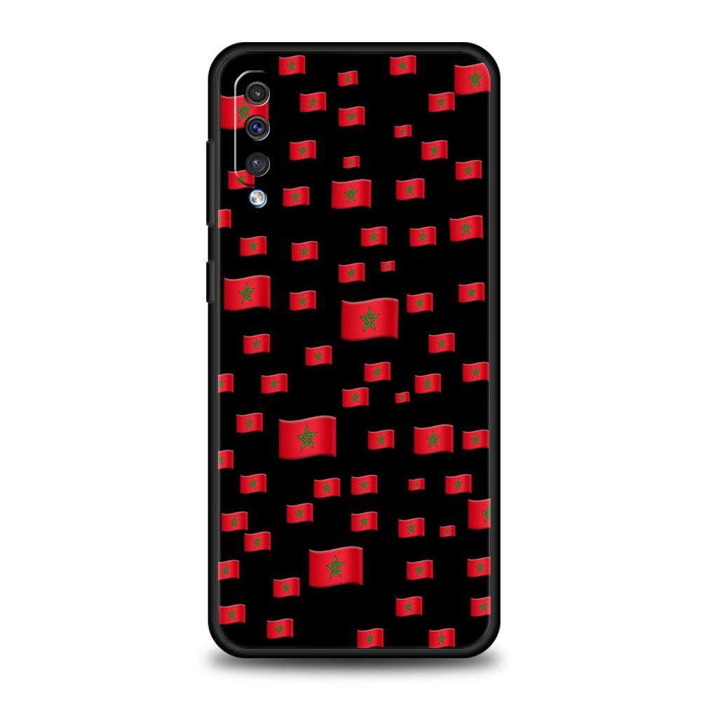 Чехол для телефона с флагом Марокко и паспортом для Samsung A15 A13 A51 A71 A41 A31 A21S A03S A05 A12 A32 A52 A22 A23 A25 A33 A53 A73 5G Cover