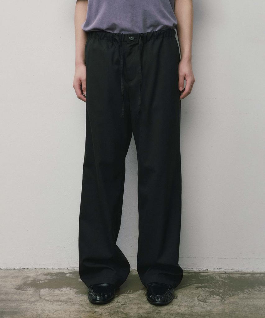 WMC Easy Elastic Stripe Slacks_Black