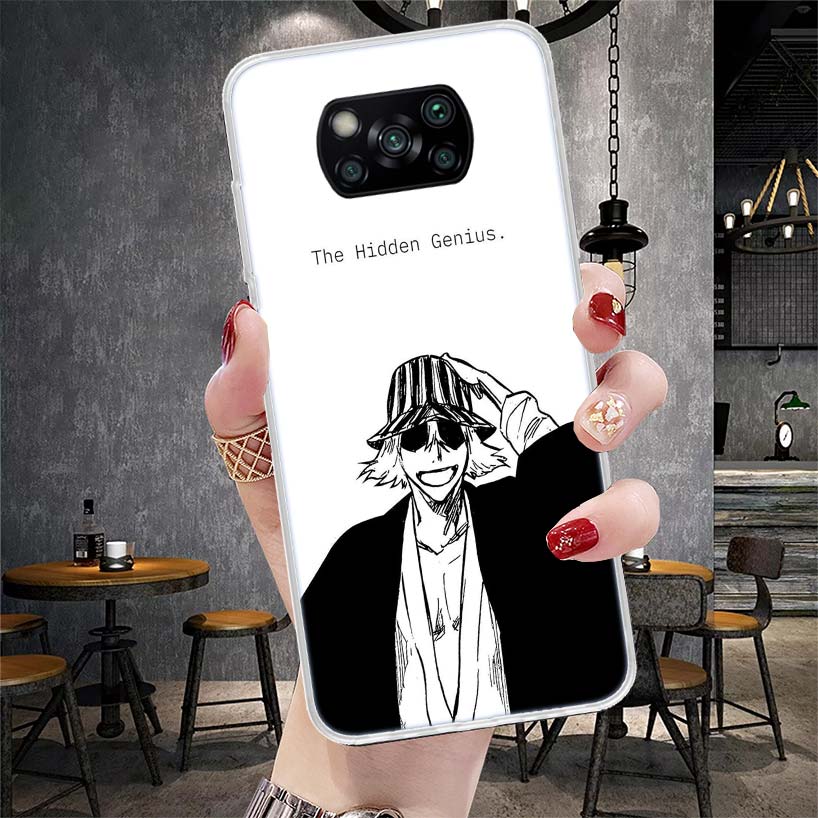 Bleach Кисуке Урахара Мягкий Чехол Для Телефона Для Xiaomi Redmi 15C 15 13C 13 Poco X5 X6 X7 F7 Ultra M7 12C 12 10 10C 9C 9A 9T 9 Fundas P