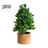 Faux Bonsai Tree for Desk Artificial Mini Pine Potted Plant, Fake Greenery Desktop Ornament, Durable Plant Ornaments Houseplant Living Room