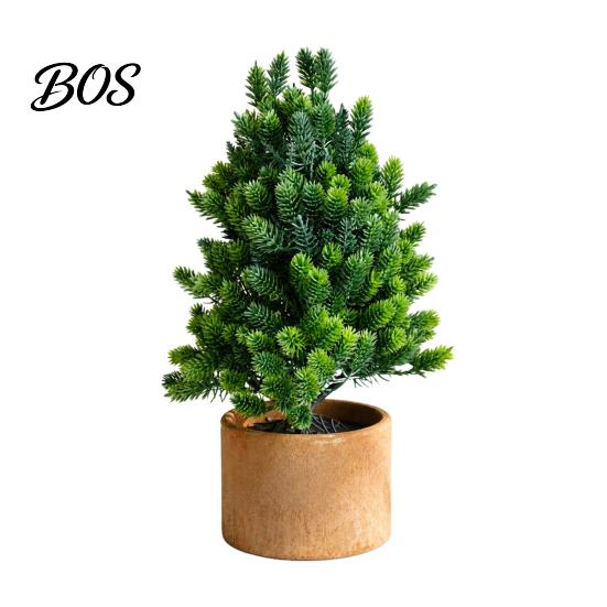 Faux Bonsai Tree for Desk Artificial Mini Pine Potted Plant, Fake Greenery Desktop Ornament, Durable Plant Ornaments Houseplant Living Room