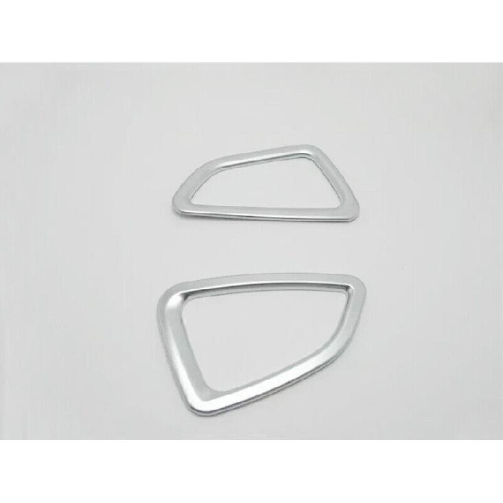 For Hyundai Tucson 2016-2018 Matte Silver Dash L&R AC Air Outlet Vent Trim 2PCS