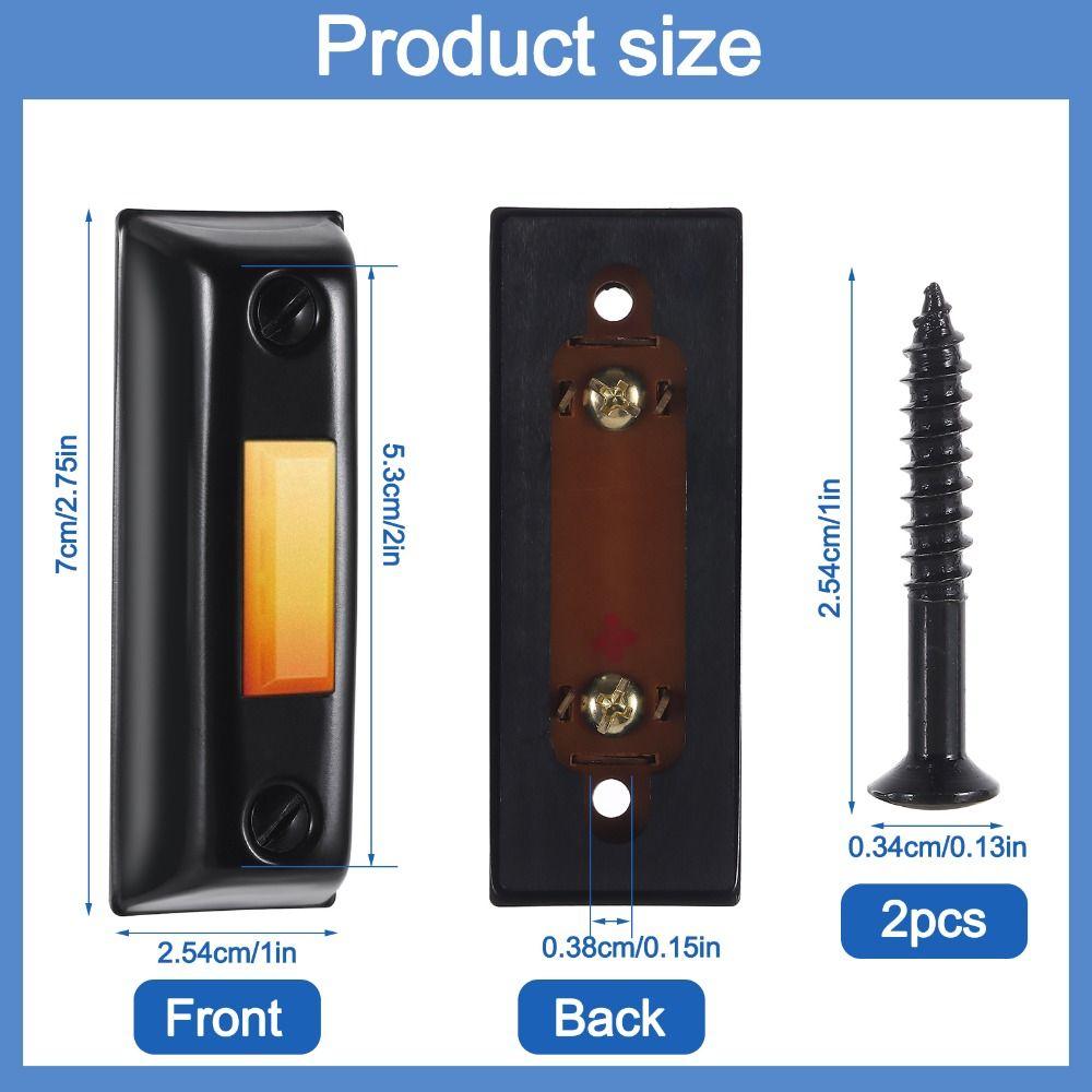 Металлический дверной звонок со светодиодной подсветкой. Металлический дверной звонок. Практичная кнопка дверного звонка для дома.