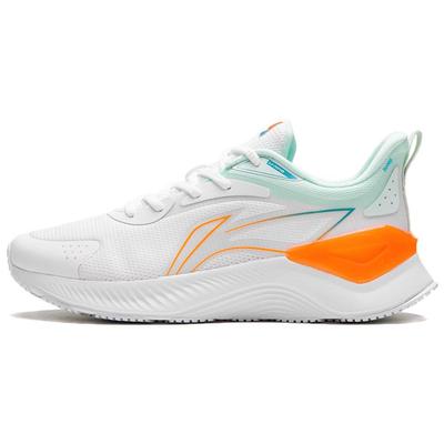 Li Ning YueYing Элемент Ткань Амортизация Нескользящая Износостойкая Низкие Беговые Кроссовки Мужские Белый ARHS009-7