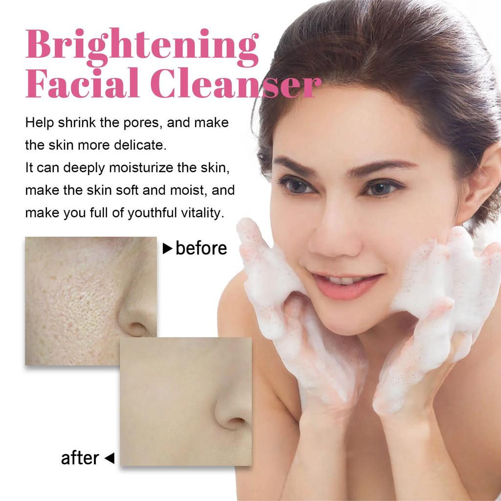 Turmeric Cleanser Deep Cleansing Brightens Skin Moisturizing Anti Wrinkle Fade Acne Scars and Blemishes Deep Nourishing Gentle Moisturizing SkinCare