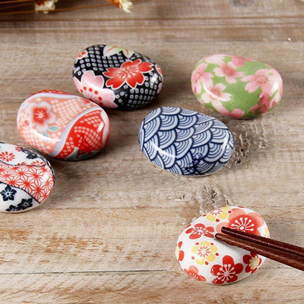 Stand Ingots Kitchen Tools Rest 6 Styles Tableware Ceramic Spoon Chopsticks Holder Fork Rack