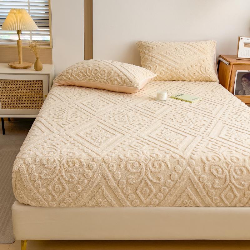 Простыня на резинке - Эластичное постельное белье Глубокий карман Защитный чехол для матраса Простыни для двуспальной, королевской и кинг-сайз кровати