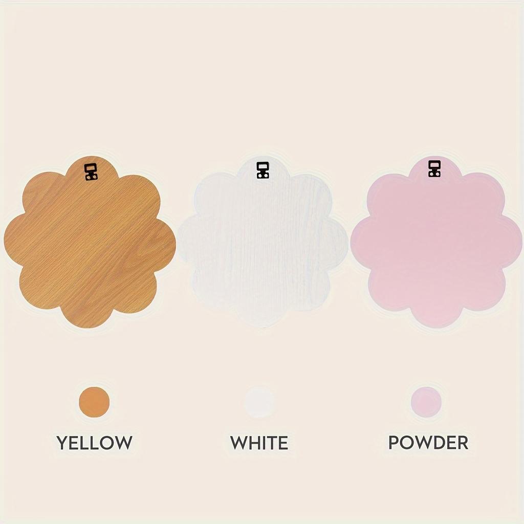 Wooden Cloud-Shaped Wall Mirror: Decorative, Vertical, and No Electricity Required