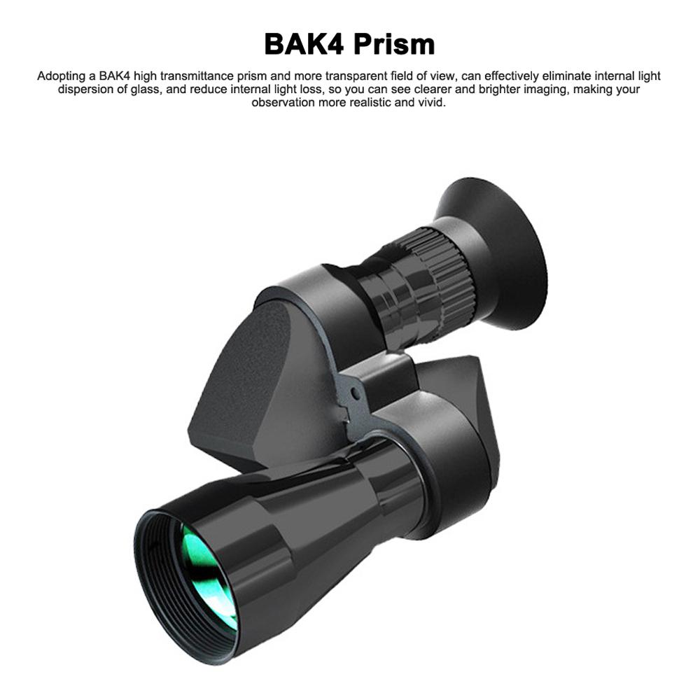 Compact Monocular Telescopes Portable Handheld Monocular with Prism and Green Coated Lens for Bird Watching Fishing Travelling Sightseeing