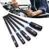 Pack of 5 Long Hexagonal Socket Nut Driver Set for Electric and Pneumatic Tool with Alloy Steel Construction