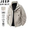 JEEP SPIRIT Men's Stand-Collar Casual Jacket