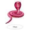 Simulation Snake Plush Toy Realistic Snake Skin Giant Cobra Plushies Funny Trick Toy Soft
