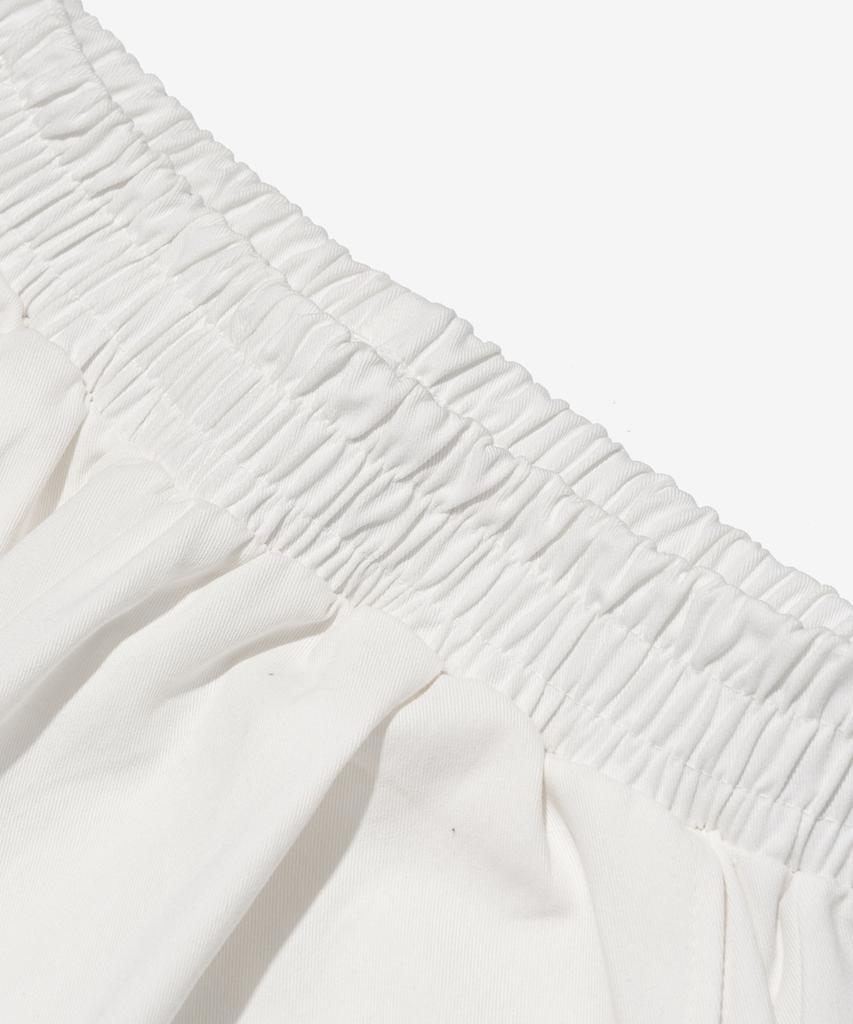 ANALOG MOOD Cotton Pintuck Wide Pants (White)